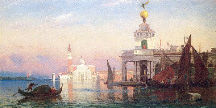 Picknell, William Lamb The Grand Canal with San Giorgio Maggiore Germany oil painting art